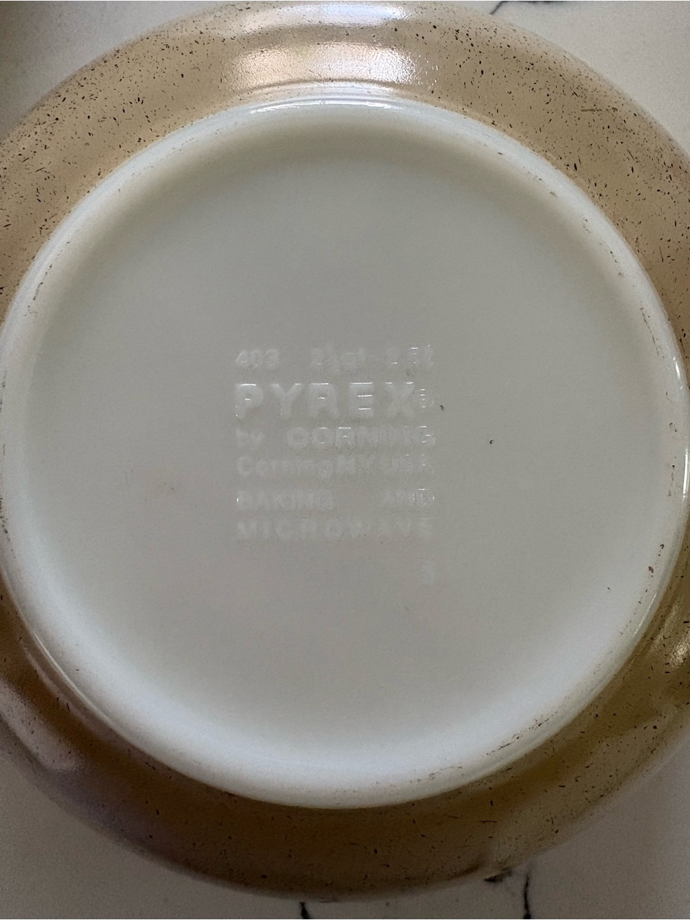 Vintage Pyrex Homestead 401/402/403 Nesting Mixing Bowls